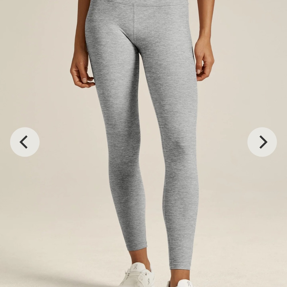 Beyond Yoga Spacedye High Wasted Grey Leggings